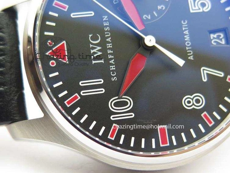 MIROTIME 1226 Big Pilot Real PR IW500433 “Muhammad Ali” ZF Best Edition On Black Leather Strap A UrbanChic 7294